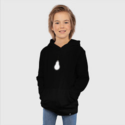 Толстовка детская хлопковая Лампочка на цепочке, цвет: черный — фото 2