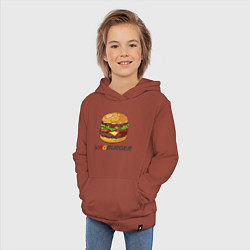 Толстовка детская хлопковая VAGBURGER, цвет: кирпичный — фото 2