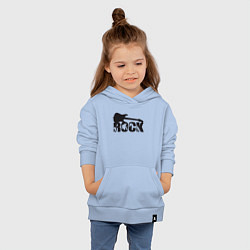Толстовка детская хлопковая Rock, цвет: мягкое небо — фото 2