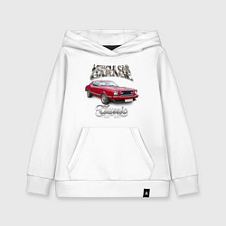 Детская толстовка-худи Маслкар Ford Mustang