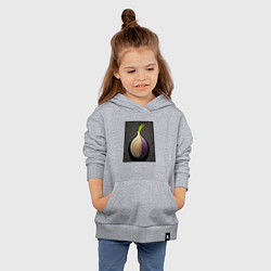 Толстовка детская хлопковая Tor cubed, цвет: меланж — фото 2