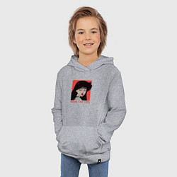 Толстовка детская хлопковая Рей Хино, цвет: меланж — фото 2