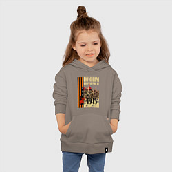 Толстовка детская хлопковая День победы 1945, цвет: утренний латте — фото 2