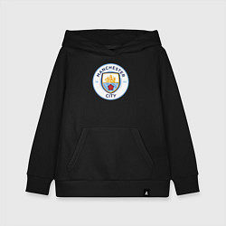 Толстовка детская хлопковая Manchester City FC, цвет: черный
