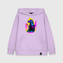 Детская толстовка-худи Cool dinosaur - cyberpunk - neural network