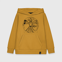 Детская толстовка-худи Витрувианский Неверь в худо