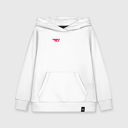 Толстовка детская хлопковая T1 red, цвет: белый