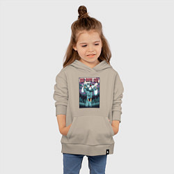 Толстовка детская хлопковая One more life, цвет: миндальный — фото 2