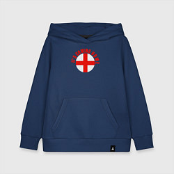 Толстовка детская хлопковая Coming home England, цвет: тёмно-синий