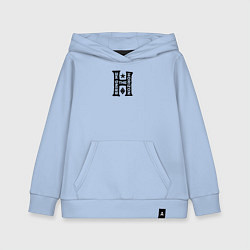 Толстовка детская хлопковая Bring Me The Horizon emblem, цвет: мягкое небо