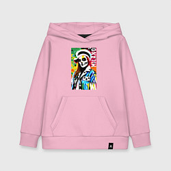 Детская толстовка-худи Skeleton fashionista - Milano - pop art