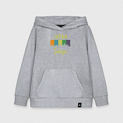 Толстовка детская хлопковая Токио Япония, цвет: меланж