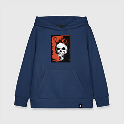 Детская толстовка-худи Punks skull