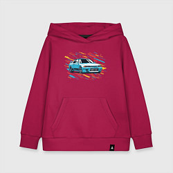 Толстовка детская хлопковая Nissan Skyline R32 GTR, цвет: маджента