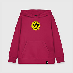Толстовка детская хлопковая Borussia fc sport, цвет: маджента