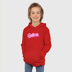 Толстовка детская хлопковая Galina - retro Barbie style, цвет: красный — фото 2