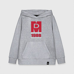 Толстовка детская хлопковая Depeche Mode - Black Celebration album merch, цвет: меланж