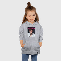 Толстовка детская хлопковая Lee Know Rock Star Stray Kids, цвет: меланж — фото 2