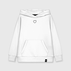 Детская толстовка-худи Твое сердечко