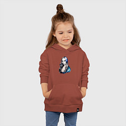 Толстовка детская хлопковая Мона Кара, цвет: кирпичный — фото 2