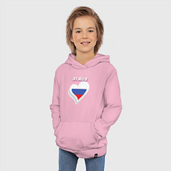 Толстовка детская хлопковая 31 регион Белгородская область, цвет: светло-розовый — фото 2
