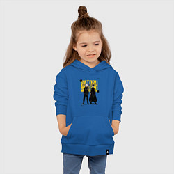 Толстовка детская хлопковая Гето и Годжо - Магическая битва, цвет: синий — фото 2