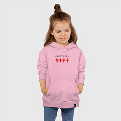 Толстовка детская хлопковая Kraftwerk - three d, цвет: светло-розовый — фото 2