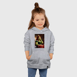 Толстовка детская хлопковая Шрек: Фиона с подарками, цвет: меланж — фото 2