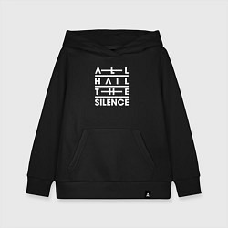 Толстовка детская хлопковая All Hail The Silence, цвет: черный