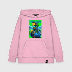 Детская толстовка-худи Cyber Bart Simpson - ai art fantasy