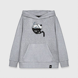 Толстовка детская хлопковая Космос в чайнике, цвет: меланж