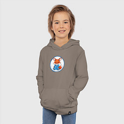 Толстовка детская хлопковая Милый Лапутик, цвет: утренний латте — фото 2