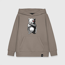 Толстовка детская хлопковая Монокума - Danganronpa, цвет: утренний латте