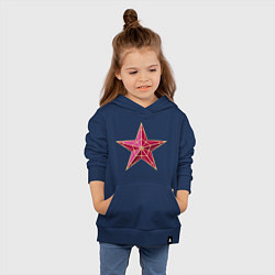 Толстовка детская хлопковая Класна Звезда, цвет: тёмно-синий — фото 2