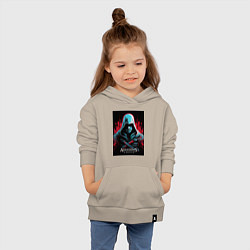 Толстовка детская хлопковая Assassins creed классика, цвет: миндальный — фото 2