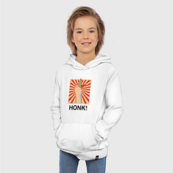 Толстовка детская хлопковая Гусь honk, цвет: белый — фото 2