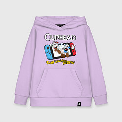 Толстовка детская хлопковая Switch cuphead, цвет: лаванда