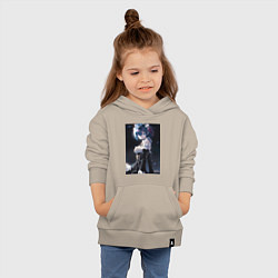 Толстовка детская хлопковая Жизнь с нуля в альтернативном мире Рем, цвет: миндальный — фото 2