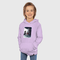 Толстовка детская хлопковая Безработный Рудеус Грейрат, цвет: лаванда — фото 2