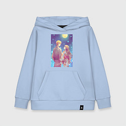 Толстовка детская хлопковая Нана Осаки, цвет: мягкое небо