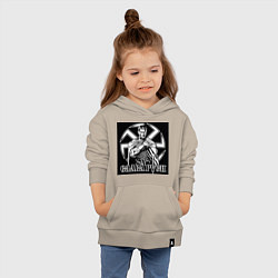 Толстовка детская хлопковая Слава руси, цвет: миндальный — фото 2