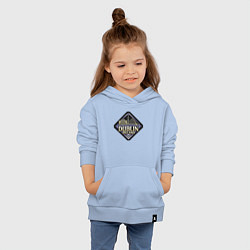 Толстовка детская хлопковая Dublin Ireland, цвет: мягкое небо — фото 2