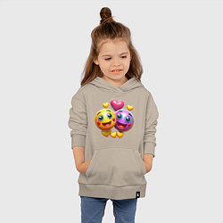 Толстовка детская хлопковая Экстаз, цвет: миндальный — фото 2