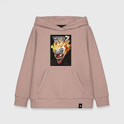 Детская толстовка-худи Twisted metal 2 - clown head