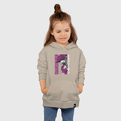 Толстовка детская хлопковая Человек-бензопила Денджи chainsaw, цвет: миндальный — фото 2