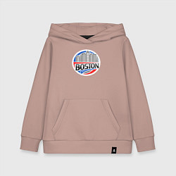 Толстовка детская хлопковая City Boston, цвет: пыльно-розовый
