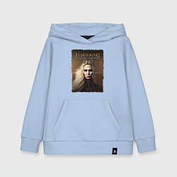 Толстовка детская хлопковая Elden ring Shadow of the erdtree - The open world, цвет: мягкое небо
