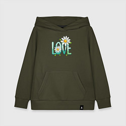 Детская толстовка-худи Любовь и ромашки