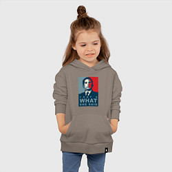 Толстовка детская хлопковая Thats what she said - the office, цвет: утренний латте — фото 2