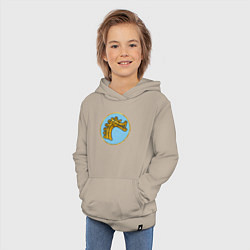 Толстовка детская хлопковая Даны из Total War: Attila, цвет: миндальный — фото 2